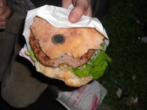 Riesenburger = 1 Euro